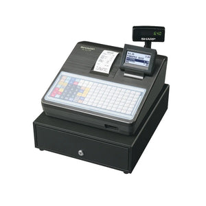Cash register with flat keyboard - Black