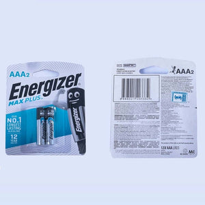 ENERGIZER MAX PLUS AAA X2-EP92BP2T
