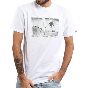 VANS PUSH THROUGH II WHITE T-SHIRT - Allsport