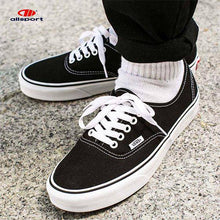 Load image into Gallery viewer, VANS AUTHENTIC BLACK WHITE SHOES - Allsport
