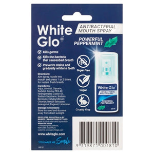 White Glo Antibacterial Mouth Spray 20ml