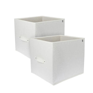 Pack of 2 folding storage boxes