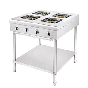Gas Stove 4-Burners with Stand