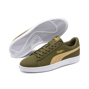 Puma Smash v2 Buck Burnt Olive-Pebble-Pu - Allsport