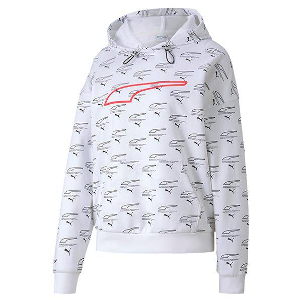 Evide AOP Hoody Puma WHT - Allsport