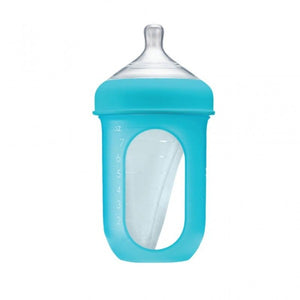NURSH™ 8 oz. Silicone Pouch Bottle 1pcs-Blue - Allsport