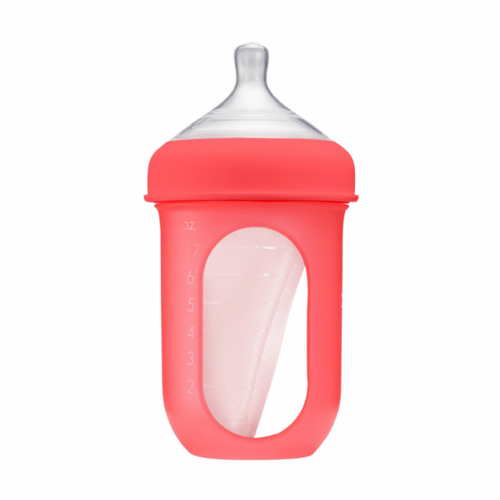 NURSH™ 8 oz. Silicone Pouch Bottle 1pcs-Coral - Allsport