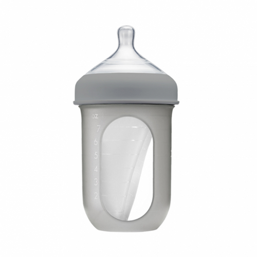 NURSH™ 8 oz. Silicone Pouch Bottle 1pcs-Gray - Allsport