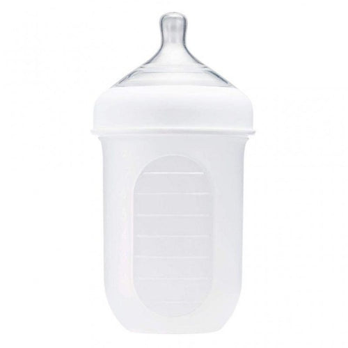 NURSH™ 8 oz. Silicone Pouch Bottle 1pcs-White - Allsport