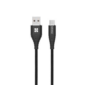 Fabric Braided USB-C Data Sync & Charge Cable - Allsport