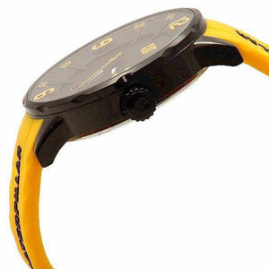 CATERPILLAR Bold XL Yellow Rubber Strap Watch - Allsport