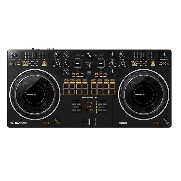 Scratch-style 2-channel DJ controller for Serato DJ Lite (Black)