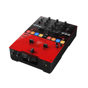 Scratch-style 2-channel DJ mixer (gloss red)