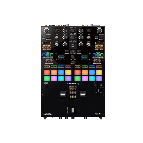 Scratch-style 2-channel performance DJ mixer (Black)
