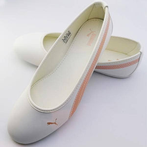 Basic Ballerina Stiched.Pu.WhT - Allsport