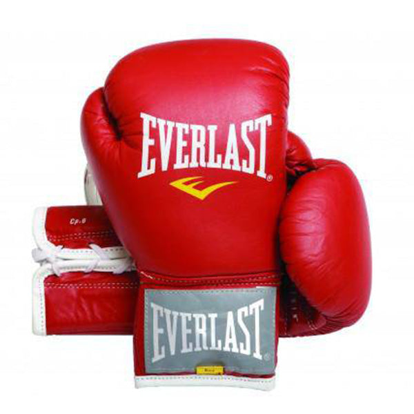 LEATHER PRO FIGHTER BOUT GLOVE RED 10OZ - Allsport