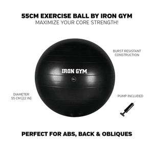 IRON GYM® EXERCISE BALL 55 CM - Allsport