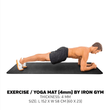 Load image into Gallery viewer, IRON GYM® Exercise &amp; Yoga Mat - Allsport
