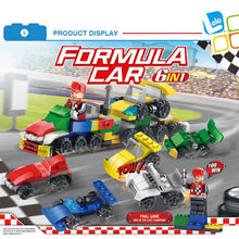 Load image into Gallery viewer, Formula Car 6 in 1 Building Blocks 125 pcs - Allsport
