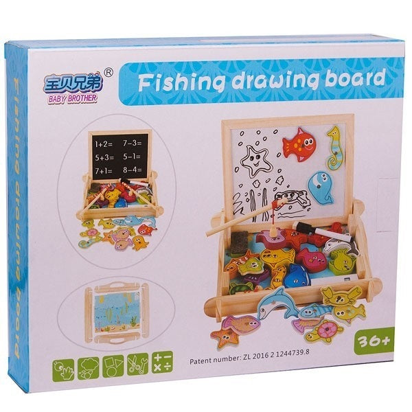Wooden Fishing Drawing Board 3874 744