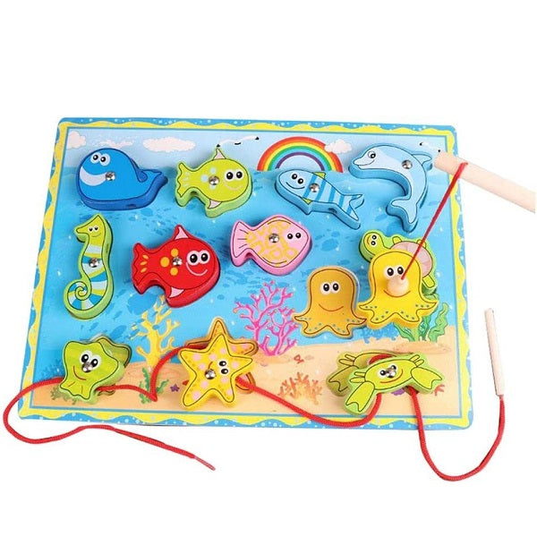 Wooden Fishing Board Game 3876