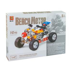 Toy Metal Series Beach Motor 142pcs