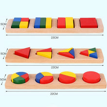Load image into Gallery viewer, Wooden Puzzle Shapes FQ04
