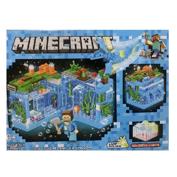 Toy Building Block Series Minecraft 220pcs