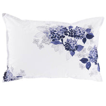 Load image into Gallery viewer, Housse de couette percale de coton imprimée fleurs en aquarelle Hortense - Allsport
