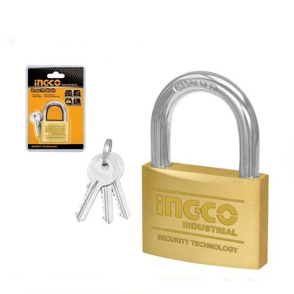 INGCO HEAVY DUTYBRASS PADLOCK - Allsport