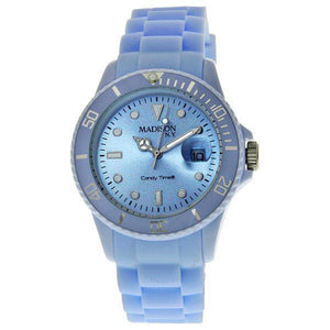 UNISEX QA CANDY TIME SILICON BABY BLUE WATCH - Allsport