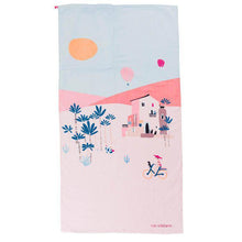 Load image into Gallery viewer, Serviette de plage et sac enfant velours de coton imprimée Manarola - Allsport

