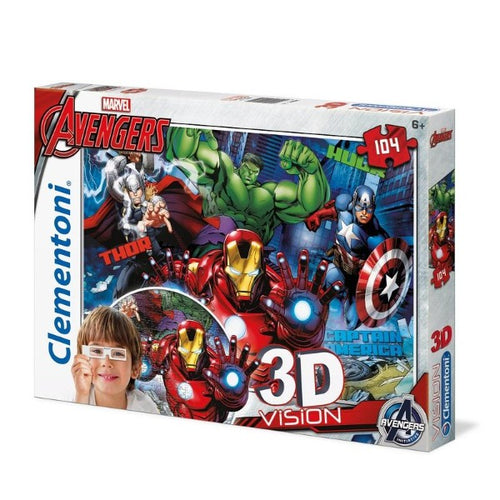 Puzzle 3D Vision Avengers 104 pcs - Allsport