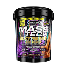 Muscletech Mass Tech Extreme 2000 Triple Chocolate brownie - Allsport