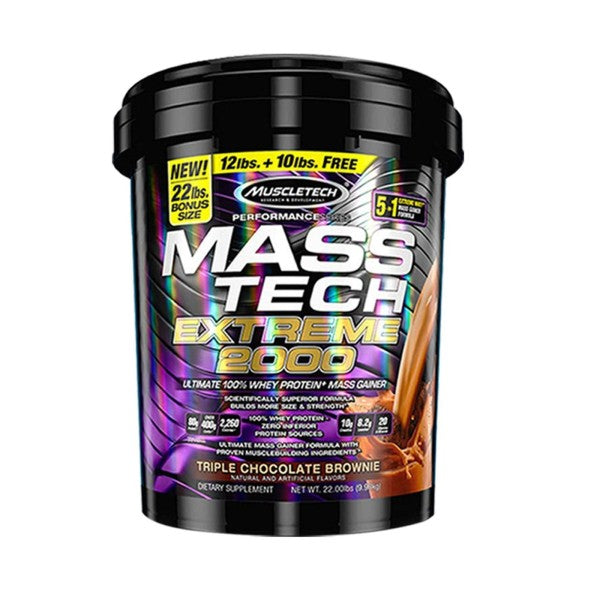 Muscletech Mass Tech Extreme 2000 Triple Chocolate brownie - Allsport