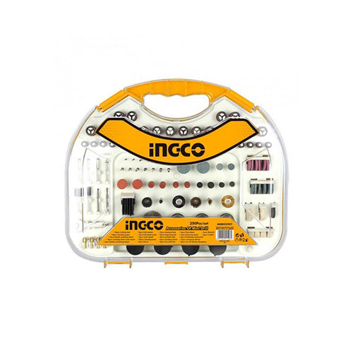 INGCO 250PCS ACCESSORIES OF MINI DRILL AKMG2501 - Allsport