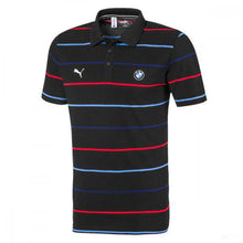 Load image into Gallery viewer, BMW MMS Striped Polo Pu.Blk - Allsport
