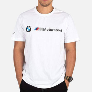 59536902 BMW MMS Logo Tee  WHT - Allsport