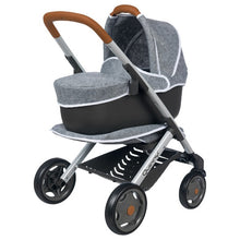 Load image into Gallery viewer, SMOBY - QUINNY 3IN1 DOLL PRAM GREY
