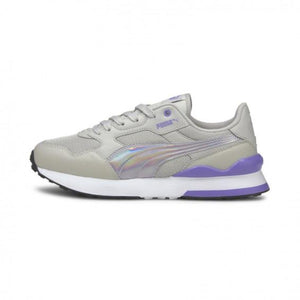 R78 FUTURE IRIDESCENT Women's Trainers - Gray Violet-Elektro Purple - Allsport