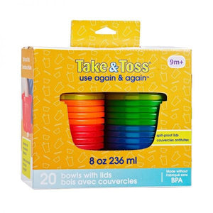 Take & Toss® 8 oz Toddler Bowls -20 pk - Allsport